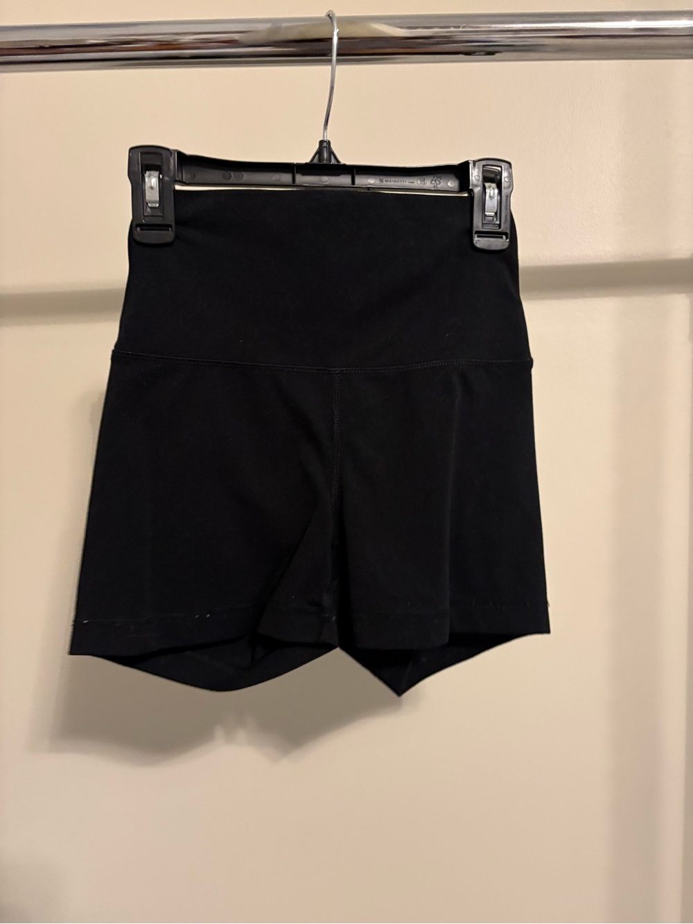 Yogalicious Black High-Waist Performance Shorts